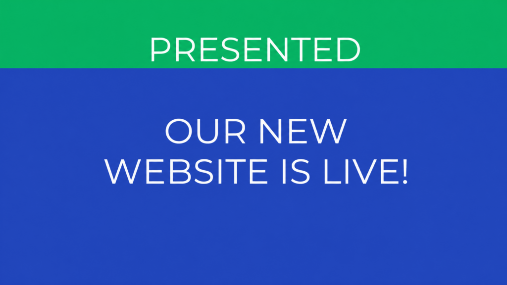 Our New Website Is Live! — PresentED article cover